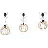 Nowoczesna Lampa Wisząca Sufitowa z Drewna Timber Led E27 Nowoczesna Lampa Wisząca Sufitowa z Drewna Timber Led E27