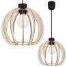 Lampa Wisząca Nowoczesna z Drewna Sufitowa Timber Led E27 Lampa Wisząca Nowoczesna z Drewna Sufitowa Timber Led E27