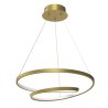 Elegancka Lampa Nowoczesna Wisząca Zintegrowana Z Energooszczędnymi Ledami LUCERO GOLD Elegancka Lampa Nowoczesna Wisząca Zintegrowana Z Energooszczędnymi Ledami LUCERO GOLD