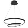 Lampa Nowoczesna Wisząca Sufitowa Zintegrowana z Technologią Led, Minimalistyczny Styl LUCERO BLACK Lampa Nowoczesna Wisząca Sufitowa Zintegrowana z Technologią Led, Minimalistyczny Styl LUCERO BLACK