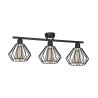 Lampa Sufitowa 3-Płomienna Loft Dwa Kolory Lampa Sufitowa 3-Płomienna Loft Dwa Kolory