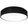 Nowoczesny Plafon LED Do Salonu w Kolorze Czerni Zintegrowane LEDy OHIO BLACK Nowoczesny Plafon LED Do Salonu w Kolorze Czerni Zintegrowane LEDy OHIO BLACK