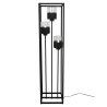 Lampa Podłogowa Nowoczesna Stojąca w Stylu Loftowym Czarna Metalowa ROMA CAGE Lampa Podłogowa Nowoczesna Stojąca w Stylu Loftowym Czarna Metalowa ROMA CAGE