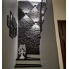 Lampa Aluminiowa Nowoczesny Kwadratowy Kinkiet