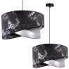 Lampa Wisząca z Abażurem Żyrandol w Stylu Glamour E27 WERONA Lampa Wisząca z Abażurem Żyrandol w Stylu Glamour E27 WERONA