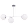Lampa Sufitowa Elagancki Żyrandol Chrom Do Jadalni SIENA E14