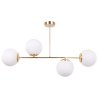 Lampa Sufitowa Nowoczesny Żyrandol Złoto Glamour SIENA E14