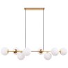 Lampa Sufitowa Elagancka Złoto Nad Stół do Jadalni Glamour SIENA E14