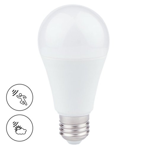 Żarówka LED Zmierzchowo-Ruchowa, Gwint E27, 6W, A60, Ciepła