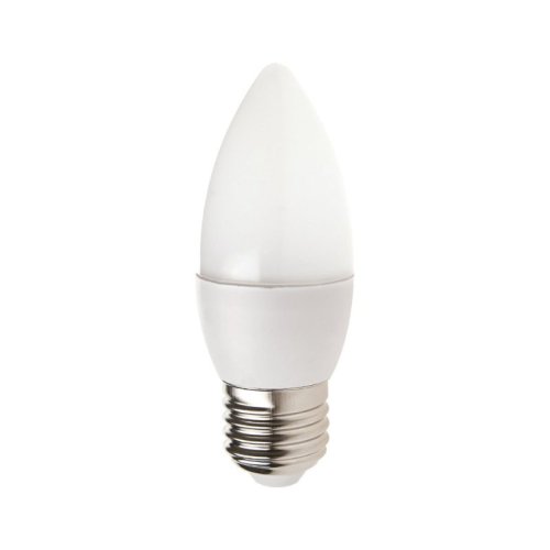 Żarówka LED E27, Moc 7W, Świeczka C37, Zimna Barwa