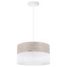 Lampa sufitowa WOOD, nowoczesny abażur z drewnianą okleiną, 30cm