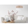Lampa sufitowa WOOD, 35cm, klasyczny abażur z drewna dębowego, E27