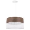 Lampa sufitowa WOOD, 35cm, nowoczesny abażur do sypialni i salonu