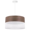Lampa sufitowa WOOD, 40cm, elegancki żyrandol z naturalnego drewna