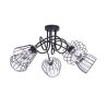 Nowoczesna Lampa Sufitowa LED Chrom Loft Nowoczesna Lampa Sufitowa LED Chrom Loft