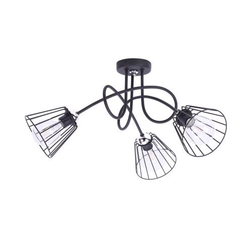 Stylowa Lampa Sufitowa Loft Chromowana