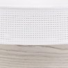 Lampa sufitowa WOOD, biały plafon z fornirem do salonu, jadalni, sypialni, 40cm