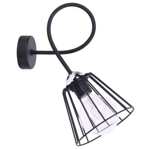 Kinkiet Loft Lampa Ścienna Chrom Różne Klosze