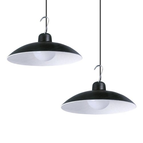 Lampa solarna SATURN, podwójna, ogrodowa, LED, wisząca, ściemniana, czujnik zmierzchu
