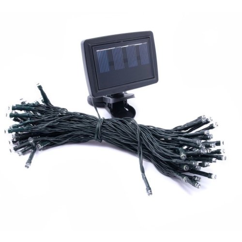 Lampki solarne STARS LED, ogrodowe, pod parasol, girlanda dekoracyjna, efekt gwiazd