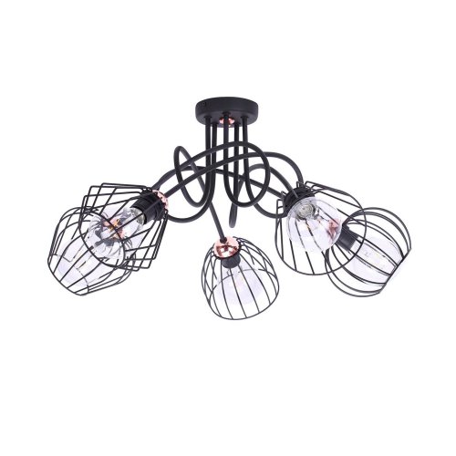 Stylowa Lampa Sufitowa Loft Miedź