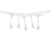 Girlanda do ogrodu LED, biała, światełka zewnętrzne ogrodowe, bez żarówek, 15m