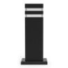 Lampa ogrodowa słupek VINI, latarnia LED, stojąca, czarna, zewnętrzna, GU10