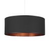Rewelacyjna czarna lampa z przepięknym miedzianym środkiem  Rewelacyjna czarna lampa z przepięknym miedzianym środkiem