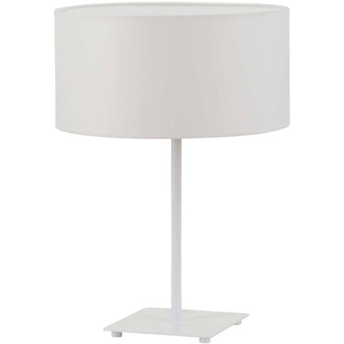 OUTLET -35% Nowoczesna Lampka Nocna Biurkowa Biała