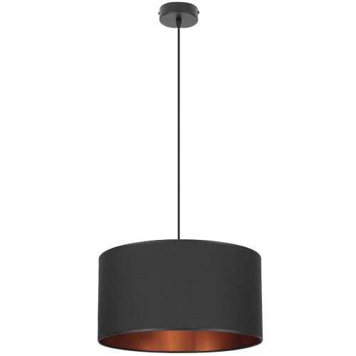 Stylowa Lampa Wisząca Abażur Miedź Środek