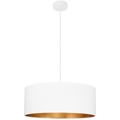 Nowoczesna Lampa Wisząca Złoty Środek Abażur 50 cm