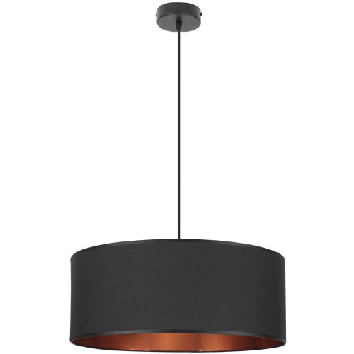 Nowoczesna Lampa Wisząca Abażur Miedziany Środek