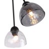 Lampa sufitowa VENICE, 3 szklane klosze, kolorowe szkło, żyrandol dekoracyjny loft, 3xE27