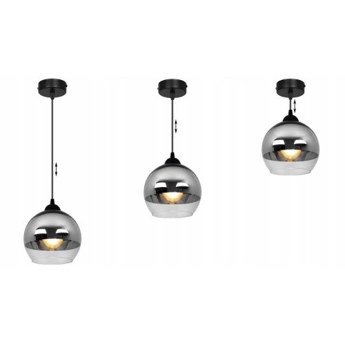 OUTLET -20% Nowoczesna Lampa Wisząca Kula z Regulacją