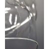 OUTLET -20% Lampa Wisząca Pojedyncza Nowoczesna ze Szklanym Kloszem Bezbarwnym