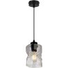 OUTLET -20% Lampa Wisząca Pojedyncza Nowoczesna ze Szklanym Kloszem Bezbarwnym