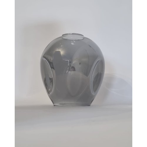 OUTET -10% Loftowa Lampa Wisząca ze Szklanym Kloszem Grafitowym