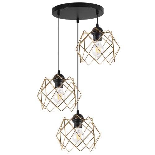 Lampy 3-płomienne LOFT / Industrialne