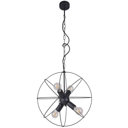 OUTLET -30% Stylowa Lampa Wisząca Loft Metalowa Oryginalna Czarna
