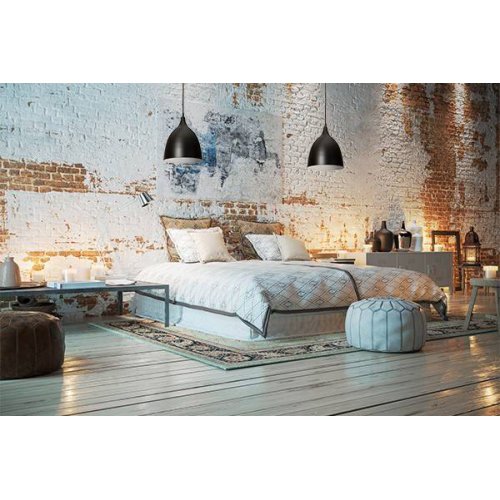 OUTLET -30% Niebieska Lampa Wisząca Metalowa