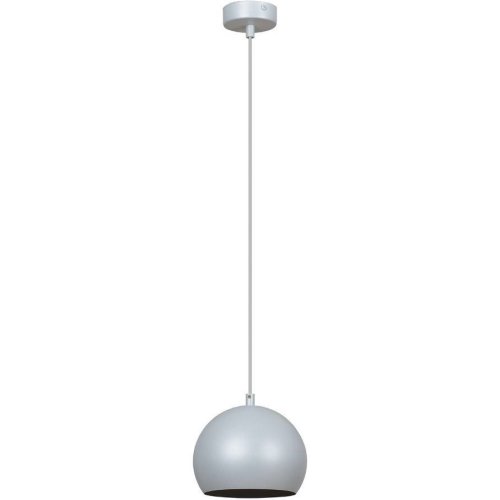 OUTLET -30% Nowoczesna Lampa Wisząca Kula Ball Jasnoszary