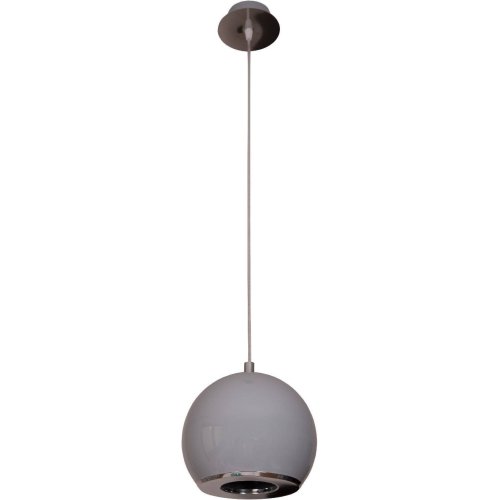 OUTLET -30% Kolorowa Lampa Wisząca Kula Ball Szara
