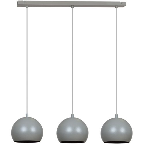 OUTLET -30% Lampa Nowoczesna Wisząca Kule Ball Szary