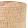 Lampa sufitowa wisząca RATTAN, pojedyncza, żyrandol z rattanowym abażurem, styl boho, 20cm, E27