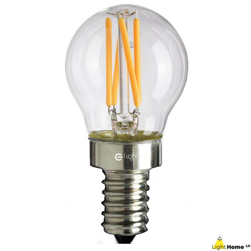 Żarówka LED Filament E14 G45 Ciepła 4W 35W