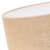 Lampa sufitowa plafon boho JUTA, naturalny jutowy abażur 40cm, okrągły, do sypialni, salonu, przedpokoju