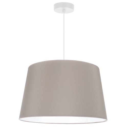 Lampa sufitowa wisząca GAJA, żyrandol z oliwkowym abażurem, do salonu, jadalni, pokoju, pojedynczy