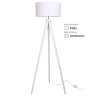 Stylowa biała lampa podłogowa Stylowa biała lampa podłogowa