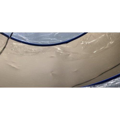 OUTLET -40% Nowoczesna Lampa Wisząca Abażur Złota Regulowana Niebieski