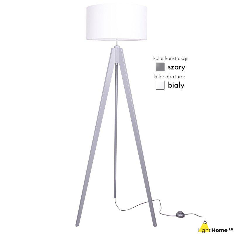 Lampa Podłogowa Drewniana Abażur Nowoczesna Sklep Internetowy